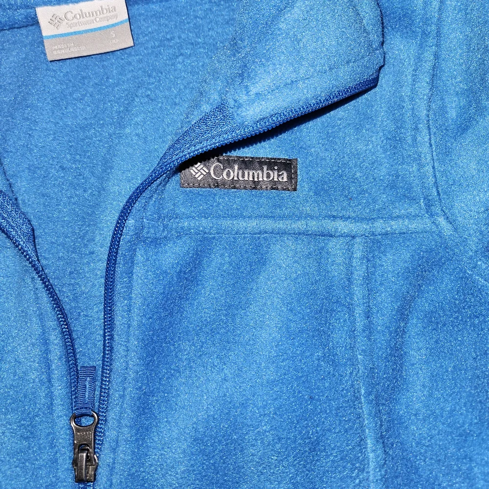 Columbia Kids Size Small 8 Vibrant Blue Fleece Jacket